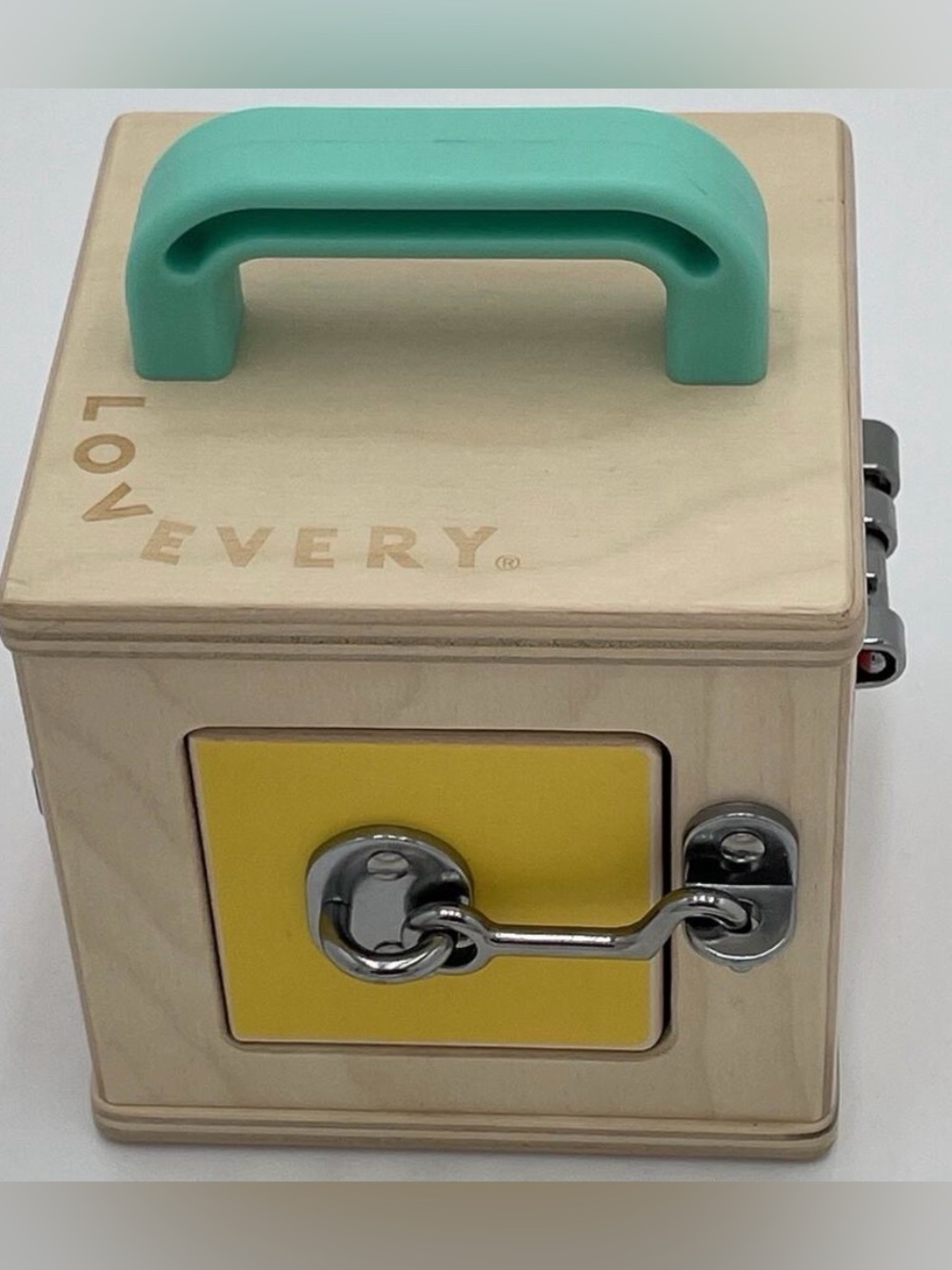 Lovevery Kids Wooden Lock Box